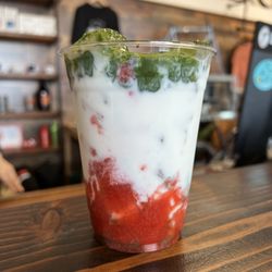 Maverick Coffee - Strawberry Match Latte