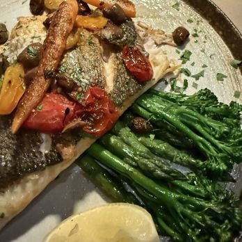 Barbalu Bklyn - Oven Roasted Branzino with Broccolini - Italian Near Me - Brooklyn, New York