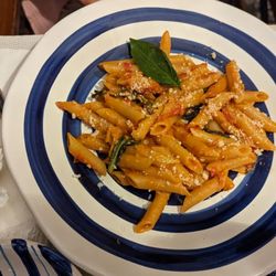 Taverna Antonio - Penne with tomato, pecorino, and basil. Basic and perfetto.