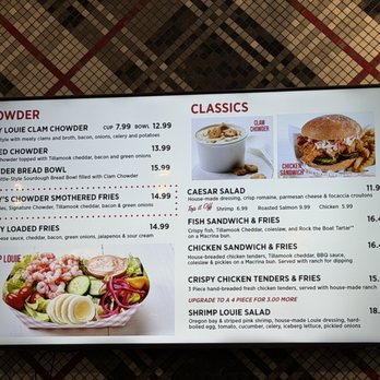 Lucky Louie Fish Shack - menu - Fish & Chips Near Me - Seattle, Washington