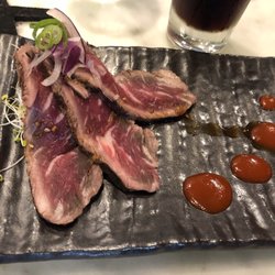 Wharf Teppanyaki - Beef tataki with old non fresh beef