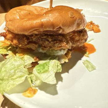 Redbird Scratch Kitchen + Bar - Sam Hughes - Crispy buffalo chicken sandwich - Cocktail Bars Near Me - Tucson, Arizona Redbird Scratch Kitchen + Bar - Sam Hughes - Crispy buffalo chicken sandwich - Cocktail Bars Near Me - Tucson, Arizona