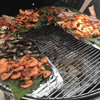 El Dorado Seaside Suites - Beach BBQ Restaurant food - Hotels Near Me - Solidaridad, ROO
