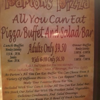 Partons Pizza - All you can eat pizza buffet and salad.  Great Deal! - Pizza Near Me - Fort Worth, Texas