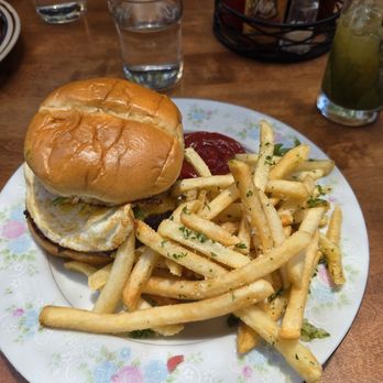 Provisions - Wagyu Butter Burger with truffle fries- delicious - Coffee & Tea Near Me - Vallejo, California