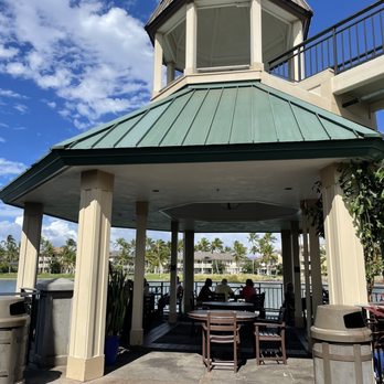 Island Fish & Chips - Outdoor seating overlooking the water - Seafood Near Me - Waikoloa, Hawaii