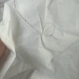 Hair in chicken nuggets
