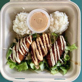 Like Poke - The interesting Katsu poke sampler - Food Trucks Near Me - Kahului, Hawaii