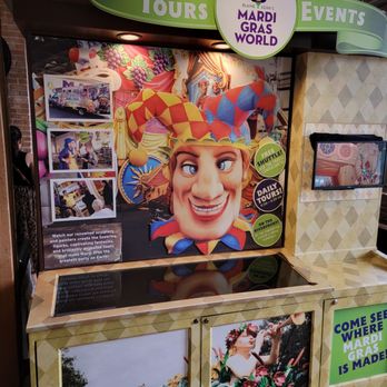 Basin St. Station - Booths inside about Mardi Gras World - Cultural Center Near Me - New Orleans, Louisiana