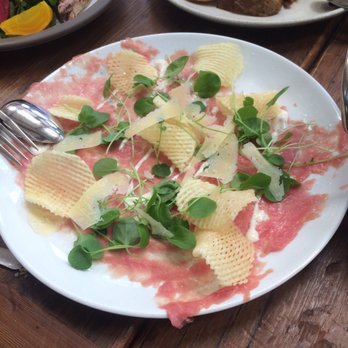 Foreign Cinema - Beef sirloin carpaccio - Breakfast & Brunch Near Me - San Francisco, California