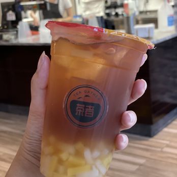 Tea Gather - Wintermelon Tea with Lychee and Mango Jelly - Bubble Tea Near Me - Northville, Michigan Tea Gather - Wintermelon Tea with Lychee and Mango Jelly - Bubble Tea Near Me - Northville, Michigan