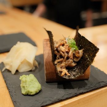 Sugo Hand Roll Bar - Mushroom Hand Roll - Sushi Bars Near Me - Seattle, Washington