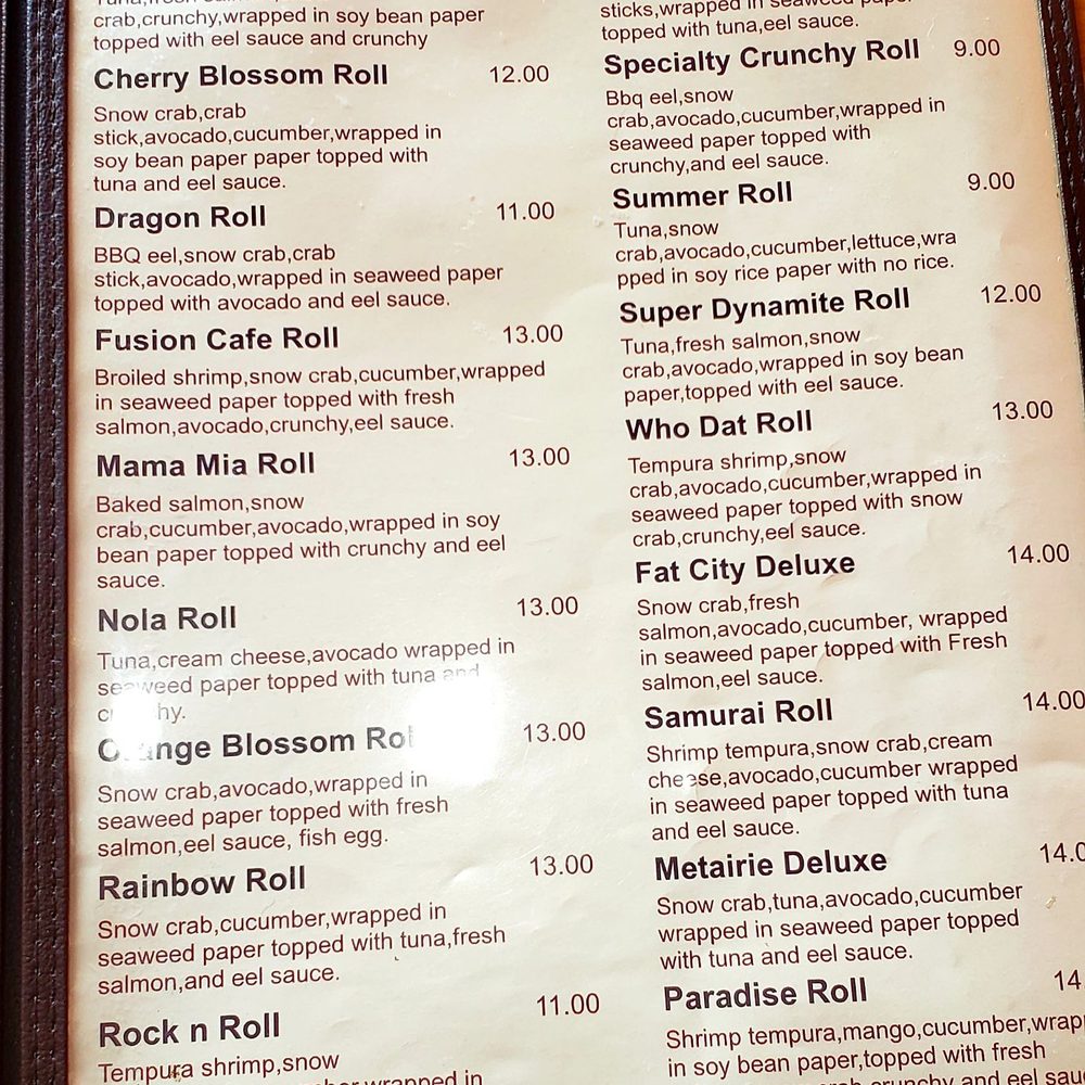 Fusion Cafe - Vietnamese Near Me - Metairie, Louisiana Fusion Cafe - Vietnamese Near Me - Metairie, Louisiana