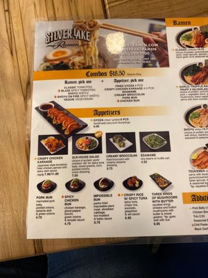 Menu photo 5 Silverlake Ramen Charlotte, NC
