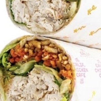 Calif Chicken Cafe - Chinese Wrap with the new addition of snap peas! - Salad Near Me - Los Angeles, California