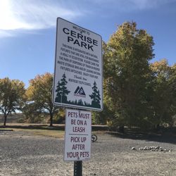 Cerise Park - Sign