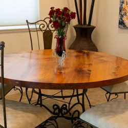 Big T's Hardwood Outlet - Custom cedar dining table top.