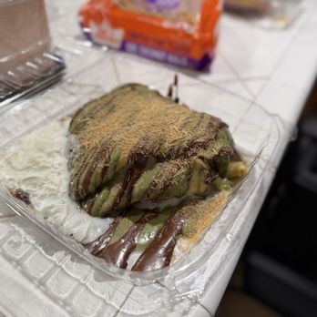 Sweetens - Dubai chocolate crepe with whip cream (deflated a bit cuz I waited till I got home) - Desserts Near Me - Stockton, California Sweetens - Dubai chocolate crepe with whip cream (deflated a bit cuz I waited till I got home) - Desserts Near Me - Stockton, California