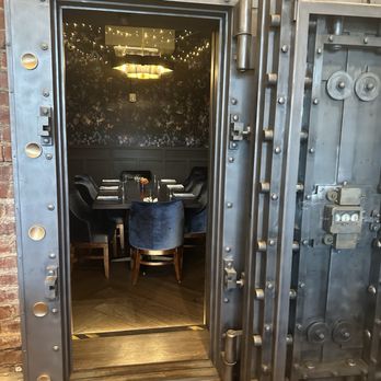 Prima Facie Bistro - Bank Vault seating - Desserts Near Me - Parkville, Missouri