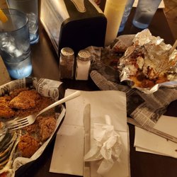 Avonia Tavern - We left this much of the bones wings because they were gross