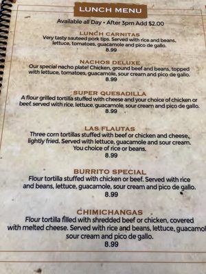 Menu photo 4 El Tequila Broken Arrow, OK Menu photo 4 El Tequila Broken Arrow, OK