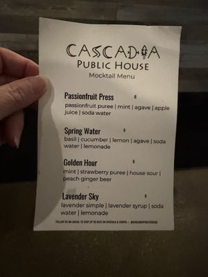 Menu photo 3 Cascadia Public House Spokane, WA Menu photo 3 Cascadia Public House Spokane, WA