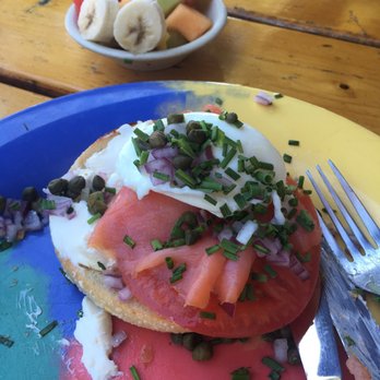 Jan's Place - Smoked salmon eggs Benedict - Breakfast & Brunch Near Me - Jensen Beach, Florida