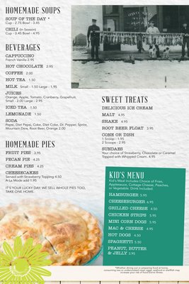Menu photo 4 Frannie Mae's Cafe Oxford, WI