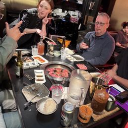 Monthly dinner with the crew....and our server Sid. Monthly dinner with the crew....and our server Sid.
