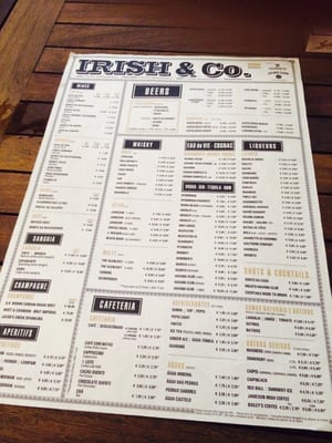 Menu photo 4 Irish & Co. Rossio Lisbon, 11