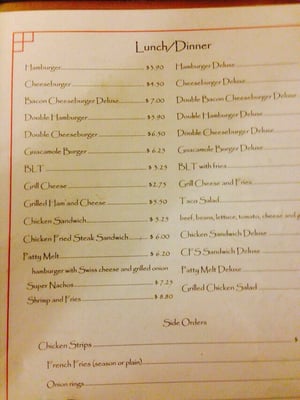 Menu photo 2 Becky's Restaurant Lamar, CO