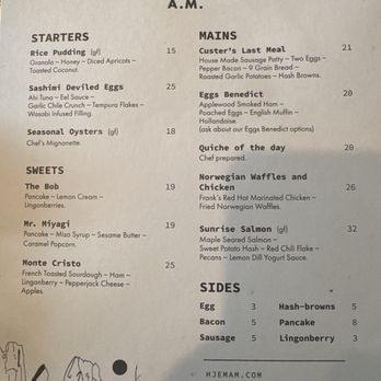 Hjem A.M. - New American Near Me - Custer, South Dakota