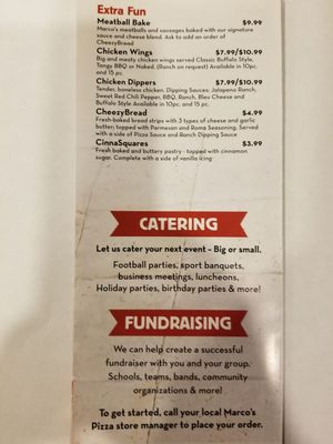 Menu photo 1 Marco's Pizza Georgetown, TX Menu photo 1 Marco's Pizza Georgetown, TX