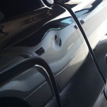 Dent Logic - BMW rt.1/4 panel before - Body Shops Near Me - Thousand Oaks, California