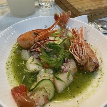 Holbox - Shrimp & Scallop Aguachile - Latin American Near Me - Los Angeles, California Holbox - Shrimp & Scallop Aguachile - Latin American Near Me - Los Angeles, California