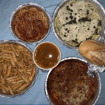 Milane - Penne Vodka, Chicken Parmigiana w/ Spaghetti & Chicken Piccata w/ Linguine, all made for pickup! Thank you Dominic! - Italian Near Me - Boca Raton, Florida Milane - Penne Vodka, Chicken Parmigiana w/ Spaghetti & Chicken Piccata w/ Linguine, all made for pickup! Thank you Dominic! - Italian Near Me - Boca Raton, Florida