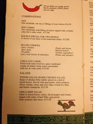 Menu photo 2 Cafe Mexicana Cork, CO Menu photo 2 Cafe Mexicana Cork, CO