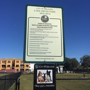Lake Druid Park Dog Run - Dog Parks Near Me - Orlando, Florida