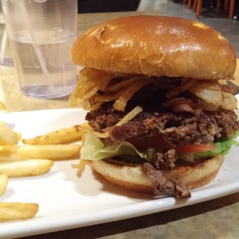Applebee's Grill + Bar - The Cowboy Burger (the actual one - not a promo photo) - American Near Me - Regina, Saskatchewan
