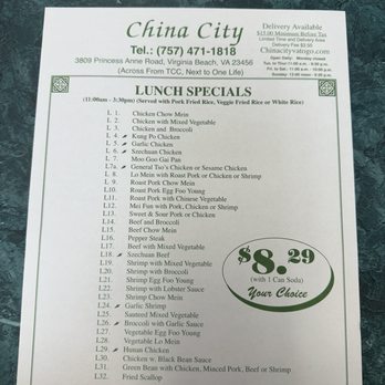 China City - Chinese Near Me - Virginia Beach, Virginia