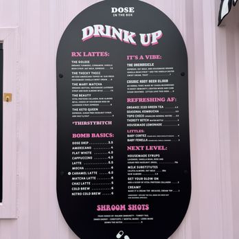 Coffee Dose - menu feb 2025 - Coffee & Tea Near Me - Irvine, California
