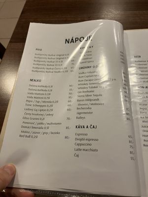 Menu photo 4 Restaurace Dvě Kachny Praha 1, PR Menu photo 4 Restaurace Dvě Kachny Praha 1, PR