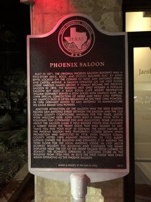 Menu photo 3 Phoenix Saloon New Braunfels, TX