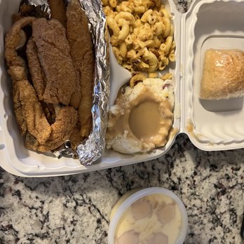 Aunt Berta's Kitchen - Fry fish platter - Soul Food Near Me - New Castle, Delaware Aunt Berta's Kitchen - Fry fish platter - Soul Food Near Me - New Castle, Delaware