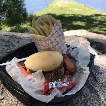 Dairy Queen Store - a hamburger and french fries on a picnic table - Fast Food Near Me - Oelwein, Iowa Dairy Queen Store - a hamburger and french fries on a picnic table - Fast Food Near Me - Oelwein, Iowa