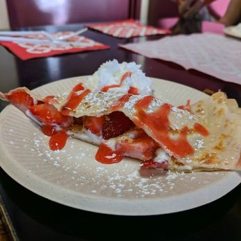 Kaffe Crepe - Strawberry Cheesecake Crepe - Creperies Near Me - Reno, Nevada