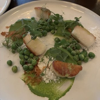 Gwen - Scallops with peas - New American Near Me - Los Angeles, California Gwen - Scallops with peas - New American Near Me - Los Angeles, California