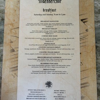 Valters at the Maennerchor - Menu - German Near Me - Columbus, Ohio Valters at the Maennerchor - Menu - German Near Me - Columbus, Ohio