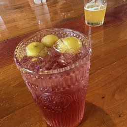 Those are frozen prosecco grapes