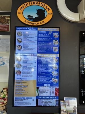 Menu photo 1 Mediterranean Sandwich Co Daphne, AL Menu photo 1 Mediterranean Sandwich Co Daphne, AL